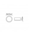 Buy KAO LED Aluminium ceiling lamp for Bathrooms Faro Barcelona Iluminacion 63399