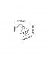 Buy NÁUTICA Rust wall lamp, outdoor lighting Faro Barcelona Iluminacion 71110