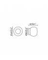 Buy MOY LED Chrome wall/ceiling lamp for Bathrooms and Mirrors Faro Barcelona Iluminacion 40091