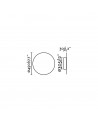 Buy BOARD LED Black wall lamp 12W for kitchens Faro Barcelona Iluminacion 01041