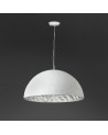 Buy MAGMA-Q WHITE AND SILVER PENDANT LAMP 3 X E27 60W, Faro Barcelona, 28398