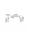 Buy ACADEMY WHITE WALL LAMP 6W 3000K DIMMABLE, Faro Barcelona, 28201