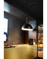 Buy MAGMA-P BLACK AND GOLD PENDANT LAMP 3 X E27 60W, Faro Barcelona, 29468