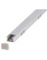 LPR Siver Aluminium Profile for LED Strips 2 mts