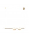 Buy LE VITA PENDANT GOLD LED 2x6W 2700K, Faro Barcelona, 29691