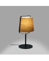 Buy STOOD BLACK TABLE LAMP E27 + WOOD MAX 20W, Faro Barcelona, 29846