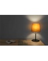 Buy STOOD BLACK TABLE LAMP E27 + WOOD MAX 20W, Faro Barcelona, 29846