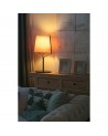 Buy STOOD BLACK TABLE LAMP E27 + WOOD MAX 20W, Faro Barcelona, 29846