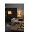 Buy STOOD BLACK TABLE LAMP E27 + WOOD MAX 20W, Faro Barcelona, 29846