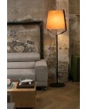 Buy STOOD BLACK FLOOR LAMP E27 + WOOD MAX 20W, Faro Barcelona, 29847
