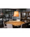 Buy STOOD PENDANT LAMP 1XE27 NEGRO + WOOD MAX 20W, Faro Barcelona, 29848