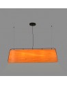 Buy STOOD PENDANT LAMP 5XE27 NEGRO + WOOD MAX 20W, Faro Barcelona, 29849