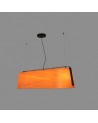 Buy STOOD PENDANT LAMP 5XE27 NEGRO + WOOD MAX 20W, Faro Barcelona, 29849