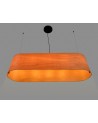 Buy STOOD PENDANT LAMP 5XE27 NEGRO + WOOD MAX 20W, Faro Barcelona, 29849
