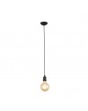 Buy ART BLACK PENDANT LAMP E27 MAX 60W 2M WIRE, Faro Barcelona, 65134