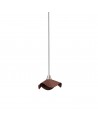 Buy HELGA BROWN LEATHER PENDANT LED 5W 3000K, Faro Barcelona, 66229
