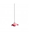 HELGA LED Pink leather pendant lamp, Faro Barcelona