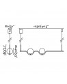 Buy LE VITA PENDANT GOLD LED 2x6W 2700K, Faro Barcelona, 29691