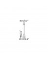 Buy FADA BLUE LEATHER PENDANT LED 5W 3000K, Faro Barcelona, 66227