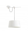 Buy FUSTA WHITE PENDANT LAMP 1 X E27 20W, Faro Barcelona, 28394