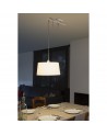Buy FUSTA WHITE PENDANT LAMP 1 X E27 20W, Faro Barcelona, 28394