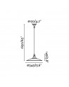 Buy LANG GREEN PENDANT, Faro Barcelona, 62805