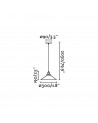 Buy MARLIN BLACK PENDANT LAMP1 X E27 60W, Faro Barcelona, 64133