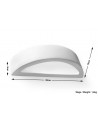 Wall lamp ceramic ATENA