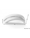 Wall lamp ceramic HELIOS
