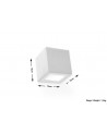 Wall lamp ceramic LEO