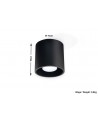 Plafond ORBIS 1 black