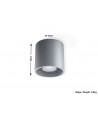 Plafond ORBIS 1 grey