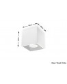 Plafond QUAD 1 white