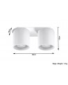 Plafond ORBIS 2 white