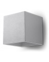 Wall lamp QUAD 1 grey