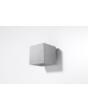 Wall lamp QUAD 1 grey