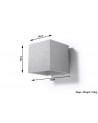 Wall lamp QUAD 1 grey