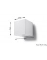 Wall lamp QUAD 1 white