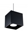 Pendant lamp QUAD 1 black