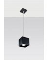 Pendant lamp QUAD 1 black