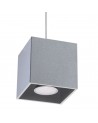 Pendant lamp QUAD 1 grey