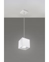 Pendant lamp QUAD 1 white