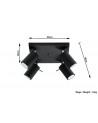 Plafond RING 4 black