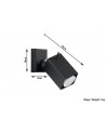 Wall lamp MERIDA black