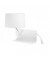 Buy HANDY WHITE WALL LAMP WITH LED LEFT READER 1XE27 M, Faro Barcelona, 28415