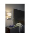 Buy HANDY WHITE WALL LAMP WITH LED LEFT READER 1XE27 M, Faro Barcelona, 28415