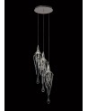 Agnes Pendant Round, 3 x GU10, Polished Chrome