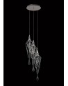 Agnes Pendant Round, 3 x GU10, Polished Chrome