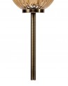 Arianna Pendant, 3 x G9, Antique Brass/Smoked & Amber Glass