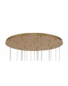 Chloe Pendant Round 5M, 21 x 4.5W LED Painted Brushed Gold